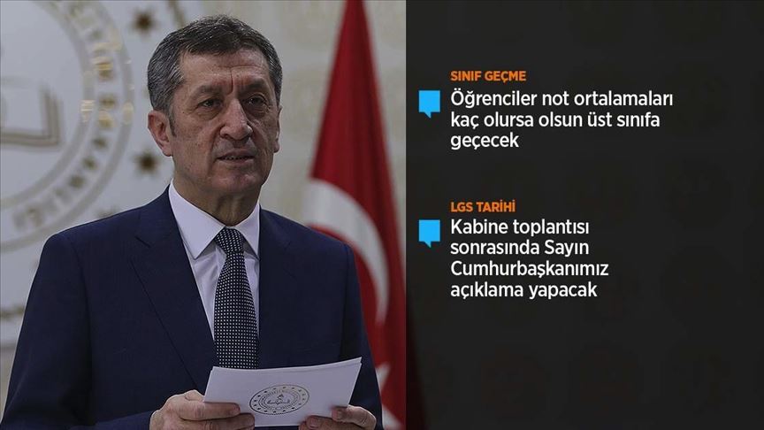 MİLLİ EĞİTİM BAKANI SELÇUK: UZAKTAN EĞİTİME 31 MAYIS'A KADAR DEVAM EDİLECEK