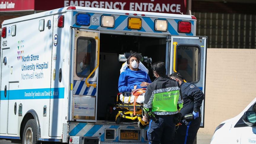 New York'ta Kovid-19 salgınında 731 ölümle en yüksek can kaybı yaşandı