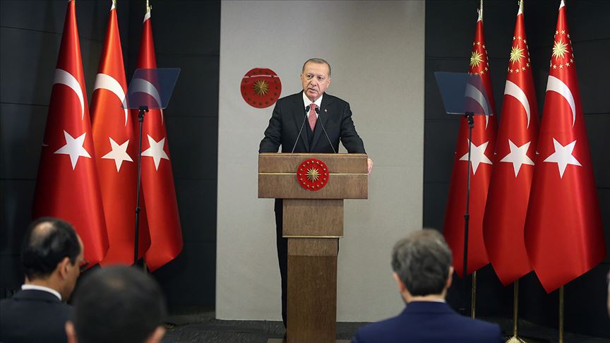 CUMHURBAŞKANI ERDOĞAN: NORMAL HAYATA DÖNÜŞÜ KADEME KADEME BAŞLATACAĞIZ