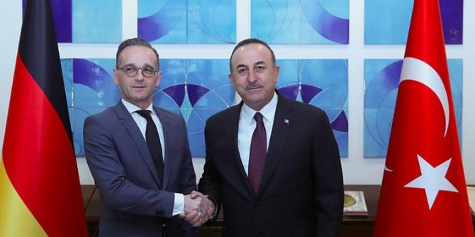 DIŞİŞLERİ BAKANI ÇAVUŞOĞLU ALMAN MEVKİDAŞI MAAS İLE GÖRÜŞTÜ