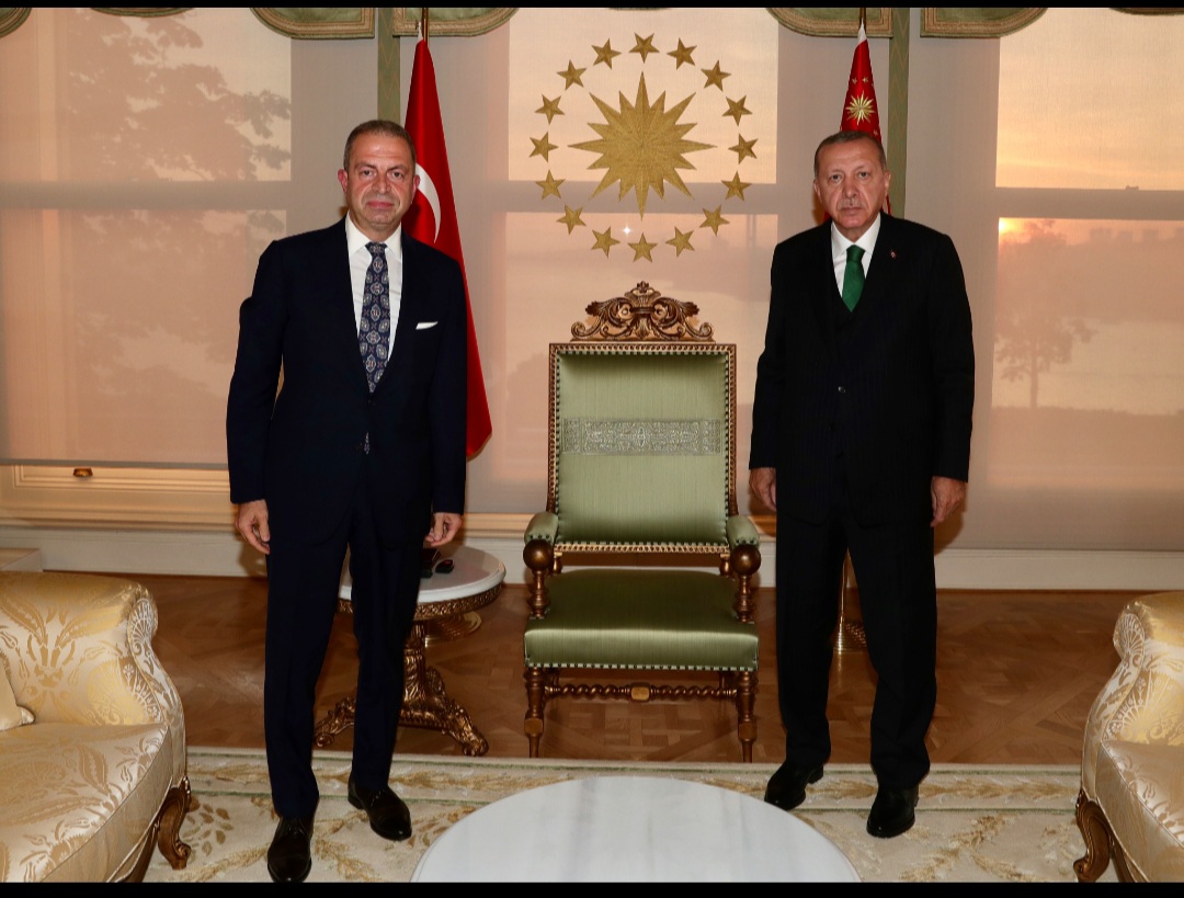 CUMHURBAŞKANI ERDOĞAN CENGİZ ÖZDEMİR'İ KABUL ETTİ