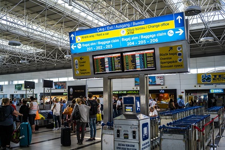 EKİM'DE YABANCI ZİYARETÇİ SAYISI AZALDI
