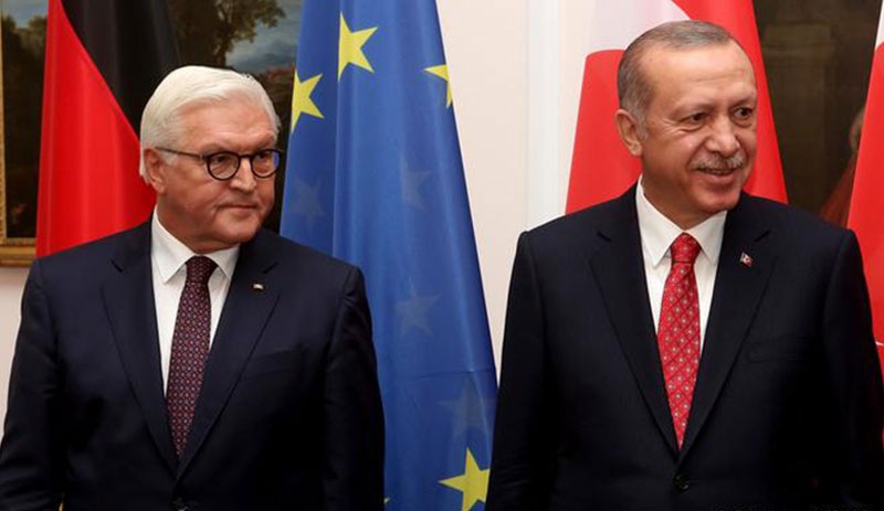 Erdoğan, Almanya Cumhurbaşkanı Steinmeier ile görüştü