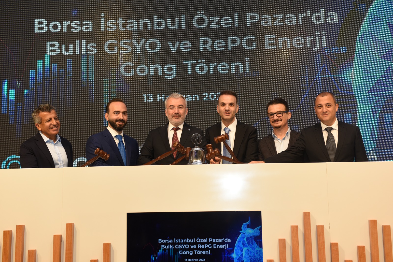 Borsa İstanbul’da Gong, Bulls GSYO ve RePG Enerji için Çaldı