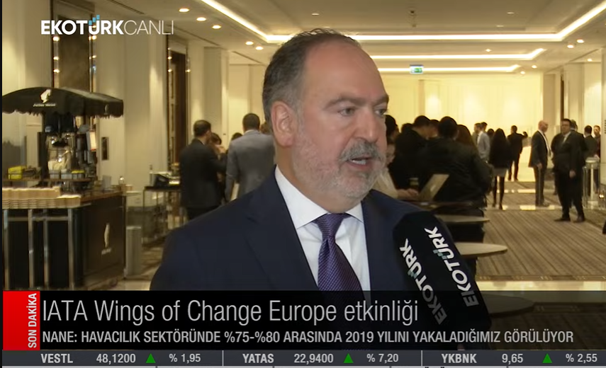 IATA Başkanı Mehmet Tevfik Nane, Wings Of Change Europe etkinliğinde açıklamalarda bulundu