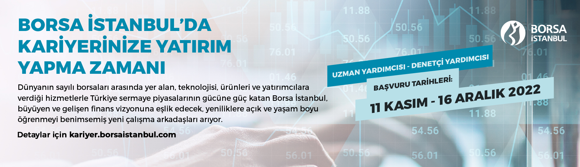 Borsa İstanbul’da kariyerinize yatırım yapmanın tam zamanı