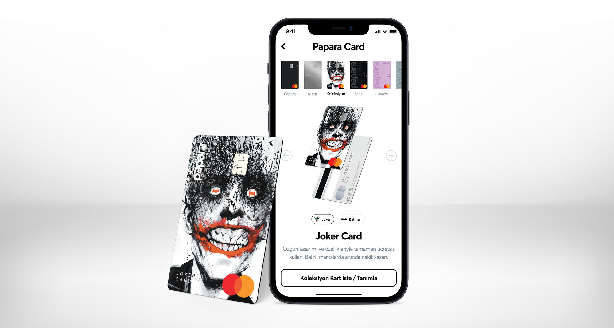 Papara, sınırlı sayıda üretilen özel tasarımlı yeni kart ürünü Joker Card’ı duyurdu