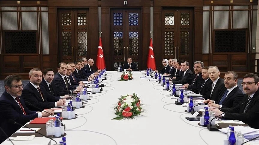 Ekonomi Koordinasyon Kurulu, Cumhurbaşkanı Yardımcısı Yılmaz başkanlığında toplandı