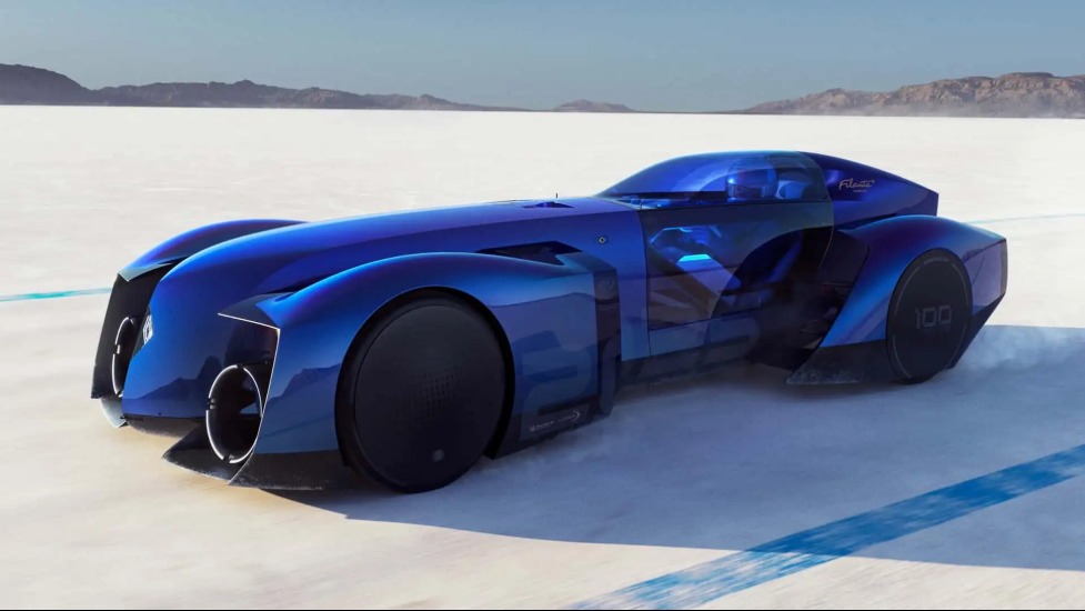 Renault, geleceğin yeni BATMOBİL aracını tanıttı: Filante Record 2025 görenleri şaşkına çeviriyor
