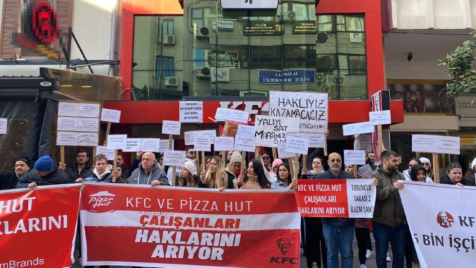 537 şube kapandı, 7 bin kişi mağdur! KFC ve Pizza Hut çalışanlarından protesto