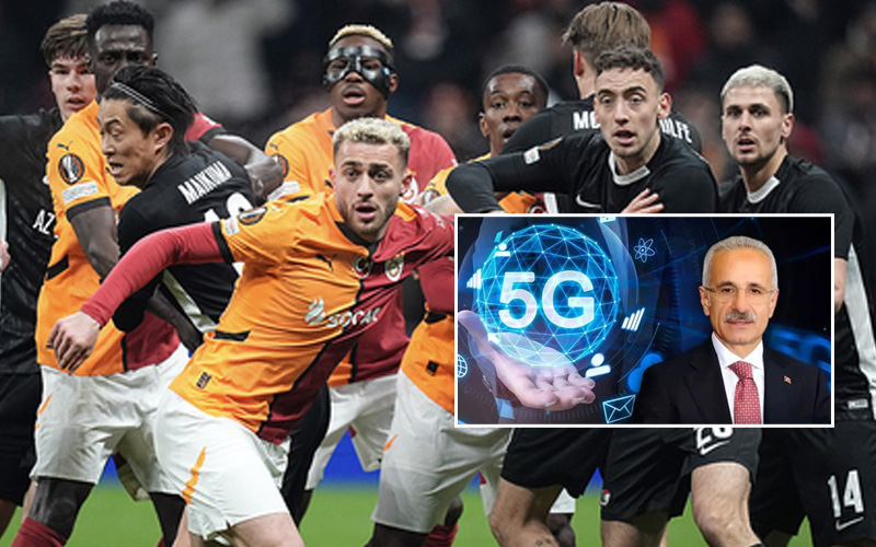 5G teknolojisi Galatasaray- AZ Alkmaar maçında denendi