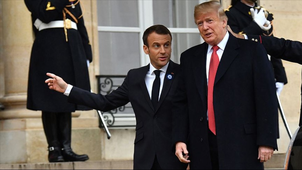 Fransa Cumhurbaşkanı Macron'dan, Trump'a tehdit gibi sözler