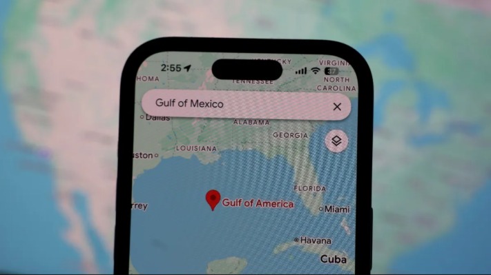 Google Haritalar, Meksika Körfezi'nin ismini "Amerika Körfezi" olarak değiştirdi