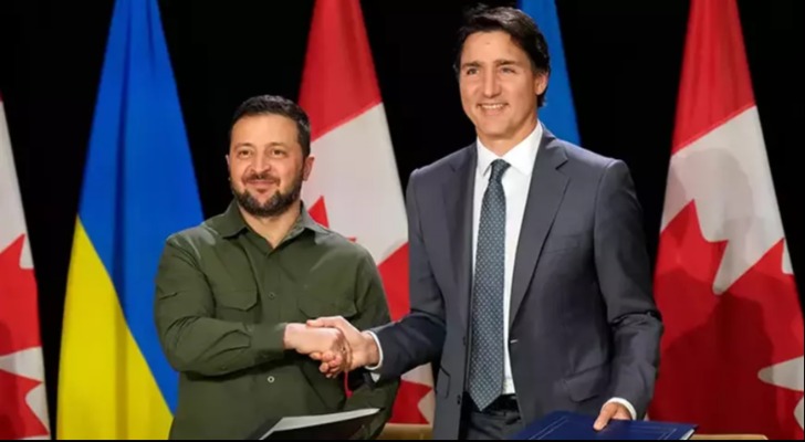 Kanada Başbakanı Trudeau, Ukrayna Devlet Başkanı Zelenskiy ile telefonda görüştü