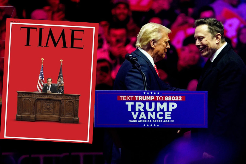 Time, Musk'ı başkanlık koltuğuna oturttu! Donald Trump'tan bomba tepki