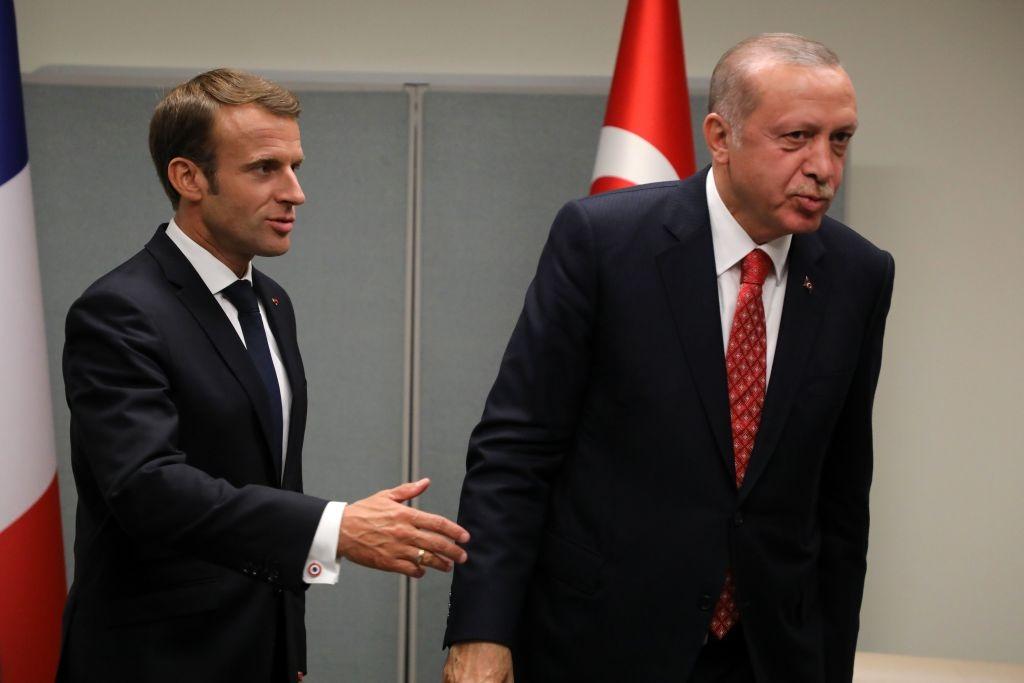 Cumhurbaşkanı Erdoğan, Fransa Cumhurbaşkanı Macron ile görüştü