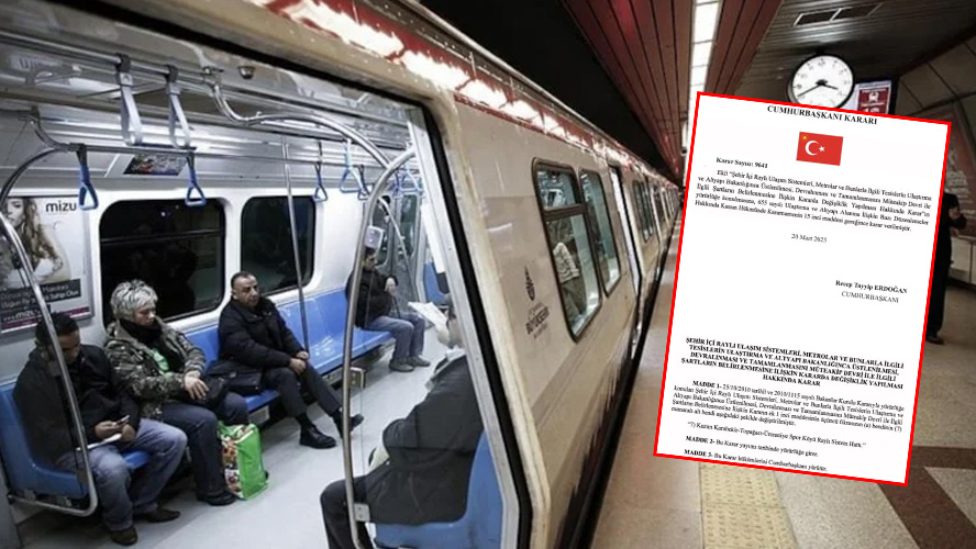 İBB'nin metro projesi Ulaştırma Bakanlığı'na devredildi! Karar Resmi Gazete'de