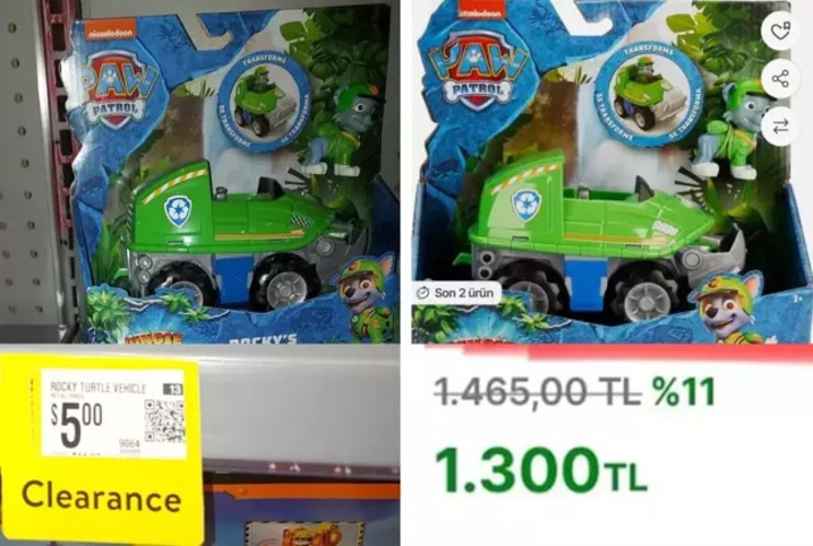 Oyuncak fiyatlarında uçurum! ABD'de 5 dolara satılan oyuncak, Türkiye'de 1300 lira...
