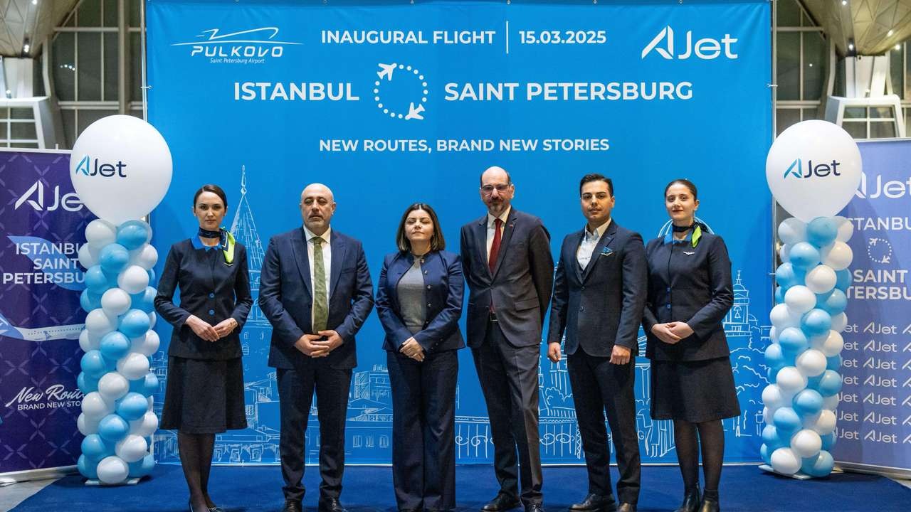 AJet, İstanbul- St. Petersburg hattını açtı
