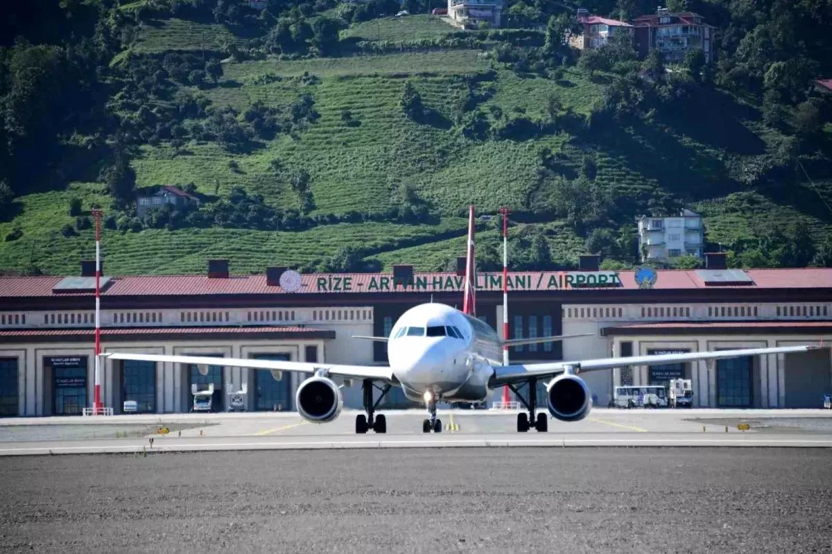 Rize-Artvin havalimanına yoğun ilgi: 3 yılda 2,8 milyon yolcu ağırladı