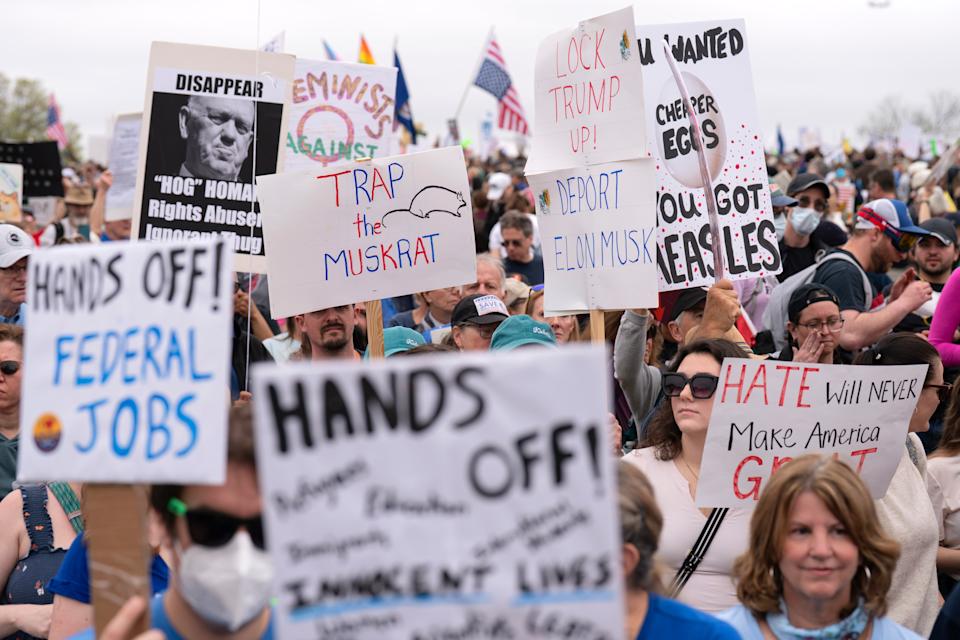 ABD genelinde Trump yönetimine karşı büyük protestolar yapıldı