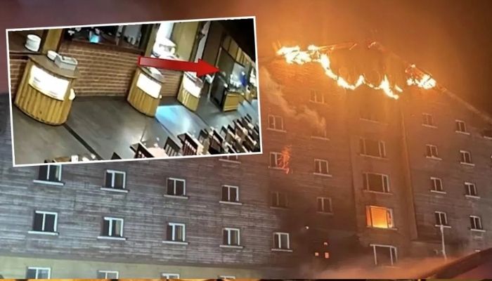 Kartalkaya'daki facia böyle başladı, işte yangının çıkış anı