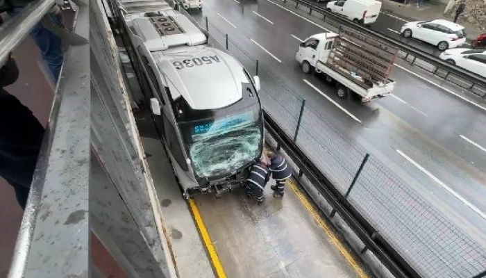 İstanbul'da metrobüs kazası: Yaralılar var