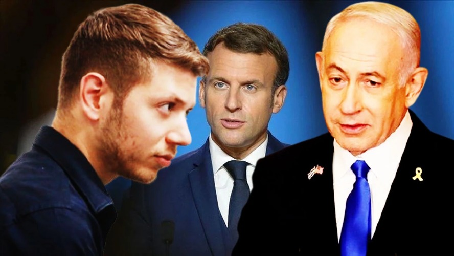 Netanyahu'nun oğlundan Macron'a sert tepki: 'Canın cehenneme'