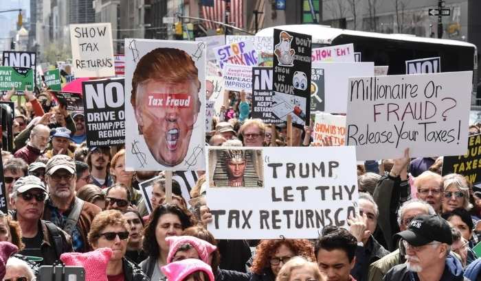 New York’ta, Trump ve Musk protestosu