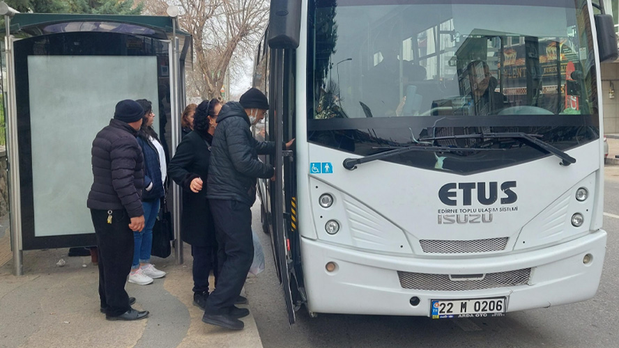 Edirne'de toplu ulaşım ücretlerine zam yapıldı!  Öğrenciler etkilenmeyecek...
