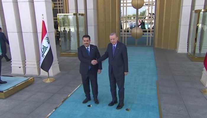 Cumhurbaşkanı Erdoğan, Irak Başbakanı Muhammed Şiya Sudani ile görüştü