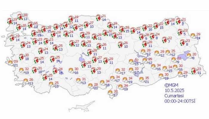Sıcaklık düşüyor,  Meteoroloji'den 23 şehir için sarı kodlu alarm