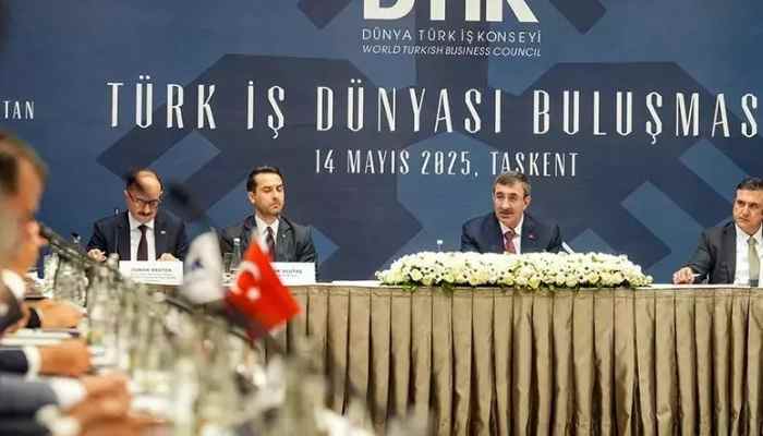 Cumhurbaşkanı Yardımcısı Yılmaz, Özbekistan'da iş insanlarıyla bir araya geldi