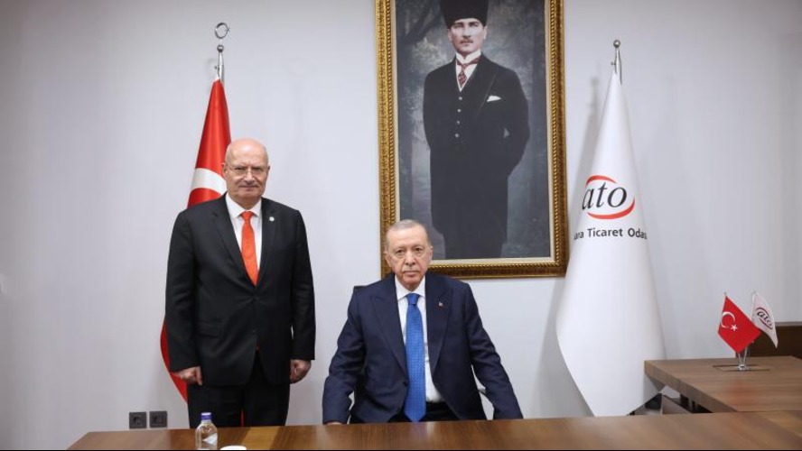 Cumhurbaşkanı Erdoğan Ankara Ticaret Odası'nı ziyaret etti