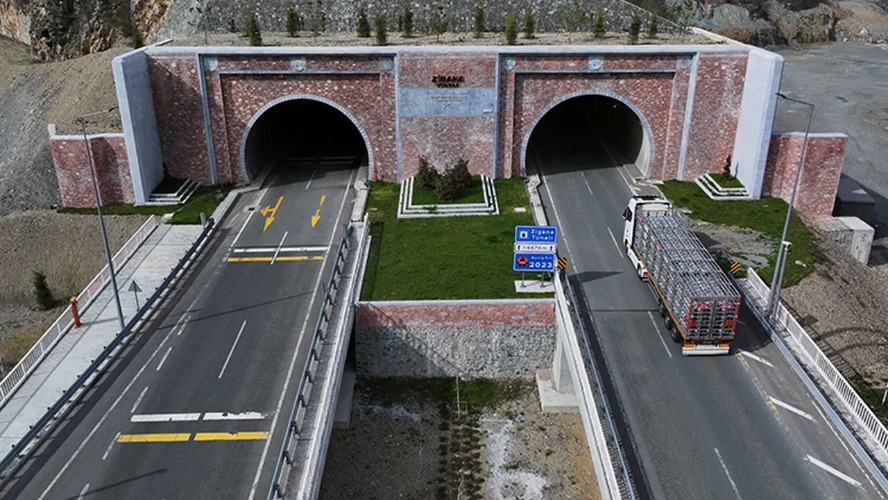 Türkiye'nin en uzun 5 tünelinde araç trafiğinin bilançosu