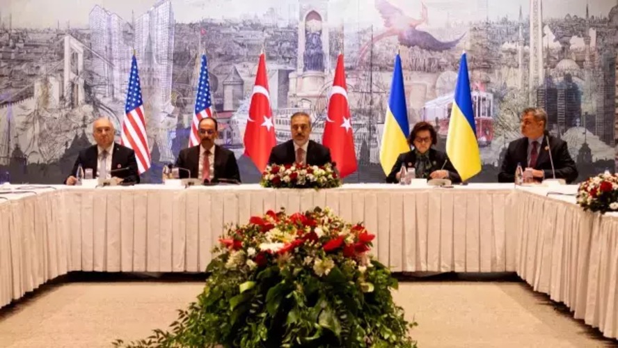 Türkiye-ABD-Ukrayna heyetleri arasındaki görüşme sona erdi