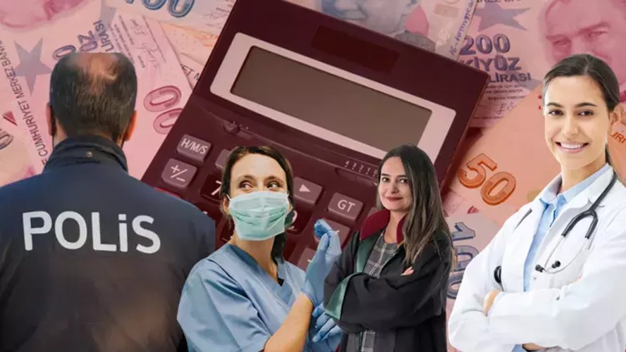 Öğretmen, doktor, polis: İşte meslek meslek zamlı memur maaşları...