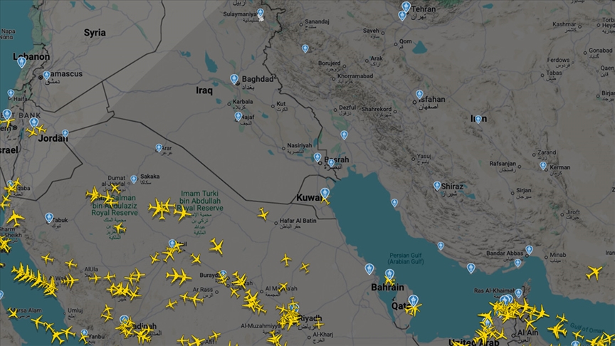 Katar, Irak, Kuveyt ve Bahreyn hava sahasını kapattı