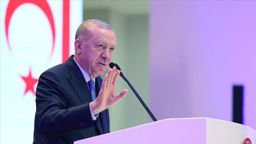 Erdoğan’dan kıbrıs mesajı: 'İki devletli çözümden geri dönüş yok'