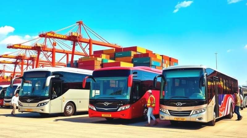 Türkiye'nin otobüs, minibüs ve midibüs ihracatında yıl bitmeden rekor kırıldı