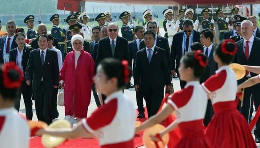 Cumhurbaşkanı Erdoğan Çin’de: Şanghay Zirvesi başladı