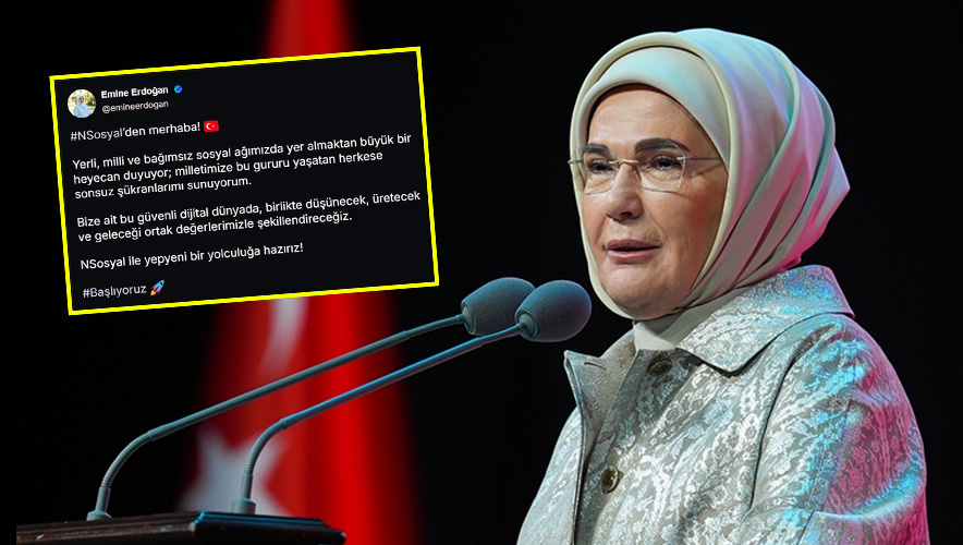 Emine Erdoğan NSosyal’den ilk mesajını paylaştı