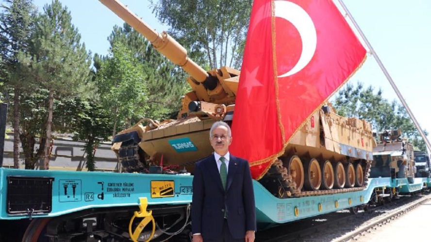 Tanklar artık yerli üretim vagonlarla taşınacak