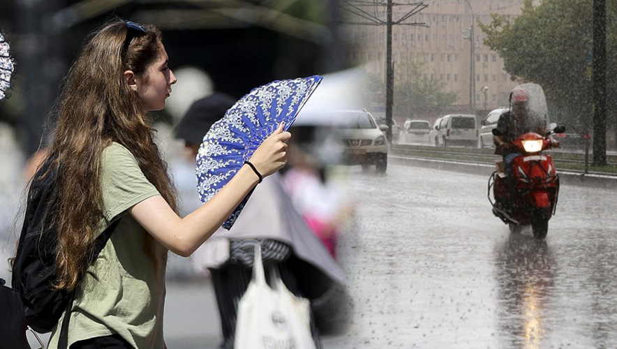 Meteoroloji'den sağanak ve sıcak hava uyarısı