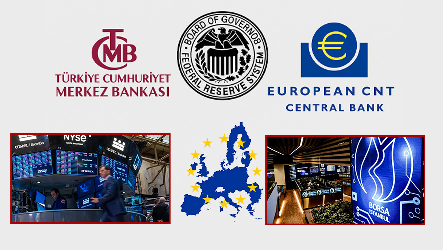Gözler TCMB, Fed ve ECB toplantılarında: Küresel piyasalar eylül ayına faiz kararlarıyla giriyor