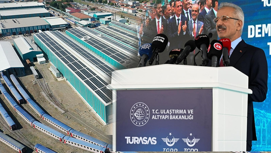 Milli Hızlı Tren üretiminde güneş enerjisi dönemi başladı