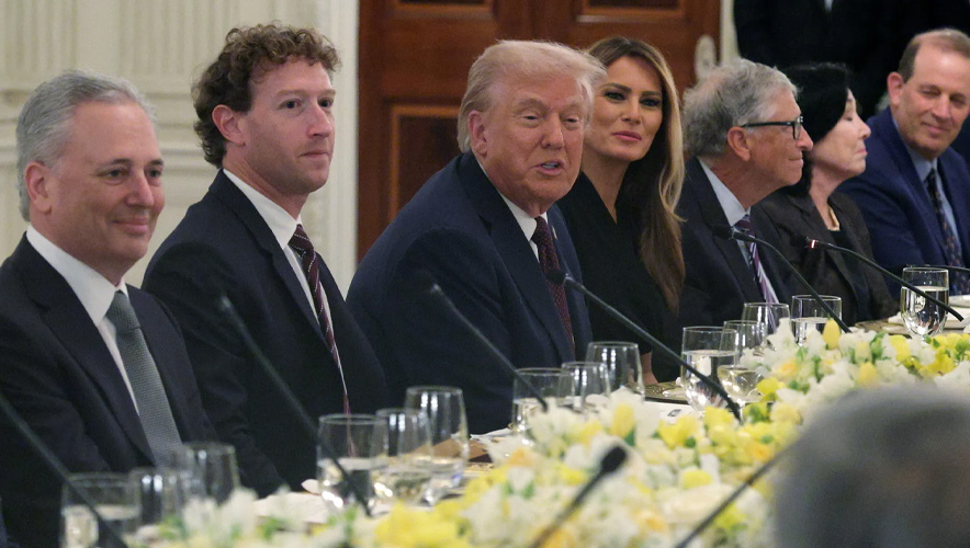 Trump Beyaz Saray’da teknoloji devleriyle buluştu: Elon Musk yoktu ama şirketi temsil edildi