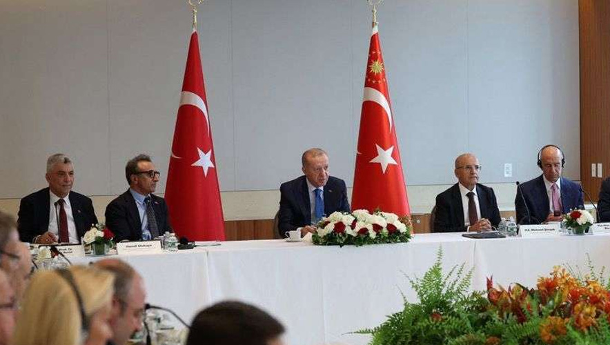Erdoğan ve ABD’li dev şirket CEO’ları New York’ta buluştu