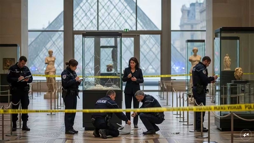 Louvre Müzesi’nde şok hırsızlık: Macron’dan sert tepki