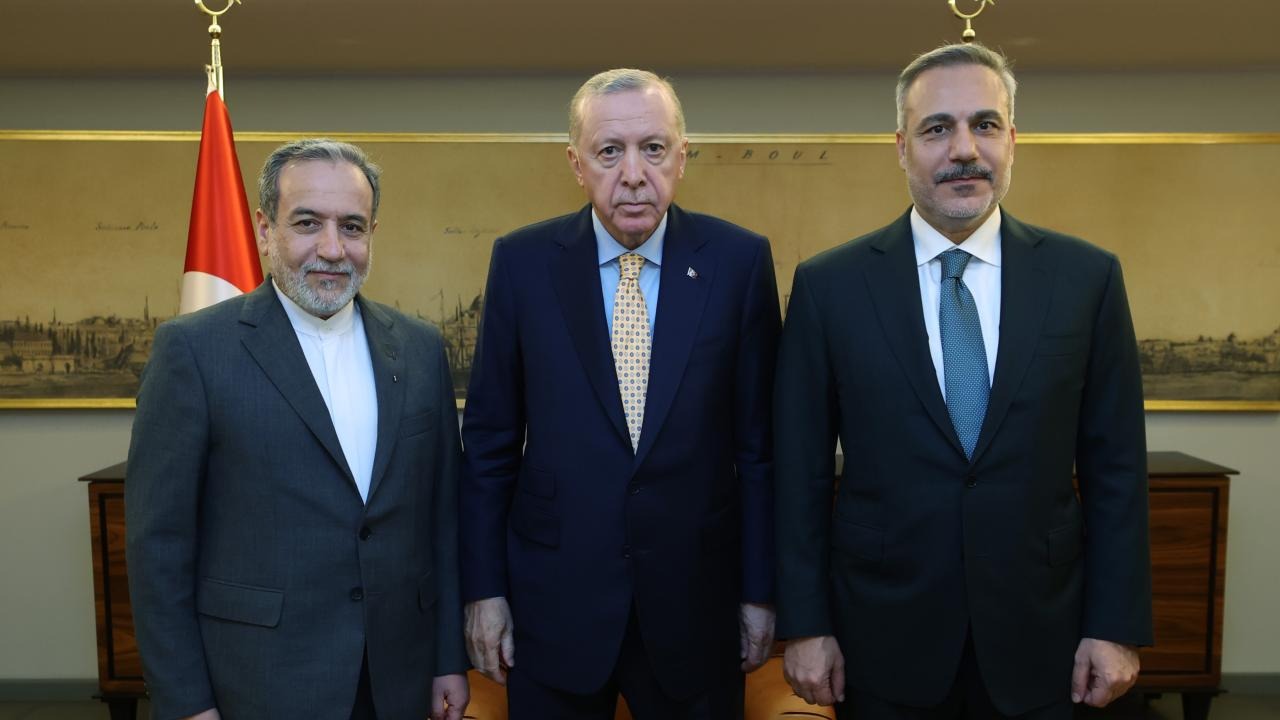 Erdoğan, İran Dışişleri Bakanı Arakçi ile İstanbul’da görüştü